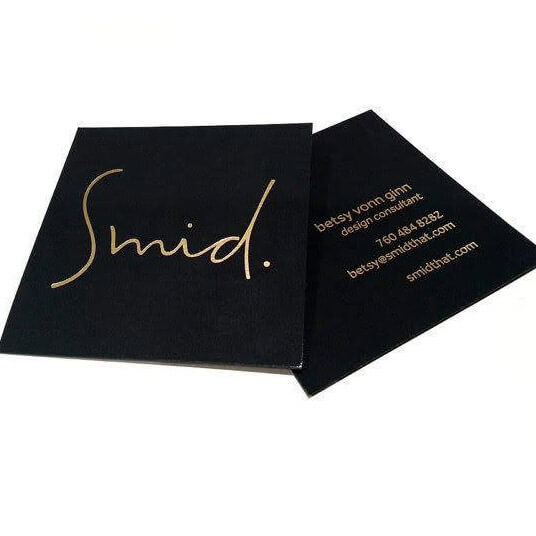 Black unique embossed visiting card at hyderabad-4